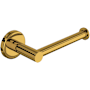 Rohl Lombardia Wall Mounted Euro Toilet Paper Holder Unlacquered Brass (Living Finish)