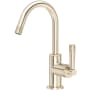 Rohl Graceline 1.2 GPM Single Hole Bathroom Faucet with Pop-Up Drain Assembly Satin Nickel