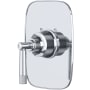 Rohl Graceline Thermostatic Valve Trim Only with Single Lever Handle - Less Rough In Polished Chrome