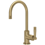 Rohl Graceline 1.8 GPM Single Hole Bar Faucet Antique Gold
