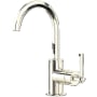 Rohl Modelle 1.2 GPM Single Hole Bathroom Faucet Polished Nickel