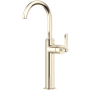 Rohl Modelle 1.2 GPM Single Hole Bathroom Faucet Satin Nickel
