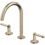 Rohl Modelle 1.2 GPM Widespread Bathroom Faucet Antique Gold