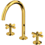 Rohl Modelle 1.2 GPM Widespread Bathroom Faucet Unlacquered Brass (Living Finish)
