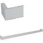 Rohl Quartile 30" Towel Bar Polished Chrome