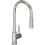 Rohl Lux 1.8 GPM Single Hole Pull Down Kitchen Sink Faucet Polished Nickel