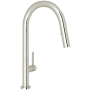 Rohl Lux 1.8 GPM Single Hole Pull Down Kitchen Faucet Polished Nickel