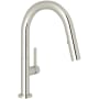 Rohl Lux 1.8 GPM Single Hole Pull Down Bar Faucet Polished Nickel
