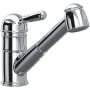 Rohl 1983 1.8 GPM Single Hole Pull Out Kitchen Faucet Polished Chrome