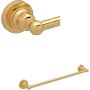 Rohl Acqui 18" Towel Bar Italian Brass