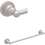 Rohl Acqui 24" Towel Bar Satin Nickel