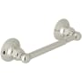 Rohl Acqui Wall Mounted Spring Bar Toilet Paper Holder Polished Nickel