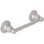 Rohl Acqui Wall Mounted Spring Bar Toilet Paper Holder Satin Nickel