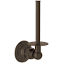 Rohl Acqui Wall Mounted Euro Toilet Paper Holder Tuscan Brass (Living Finish)