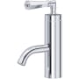 Rohl San Giovanni 1.2 GPM Single Hole Bathroom Faucet with Pop-Up Drain Assembly Polished Chrome