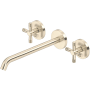 Rohl Amahle Wall Mounted Tub Filler Satin Nickel