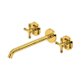 Rohl Amahle Wall Mounted Tub Filler Unlacquered Brass