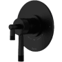 Rohl Amahle Two Independent Function Thermostatic Valve Trim Only with Single Lever Handle and Integrated Diverter - Less Rough In Matte Black