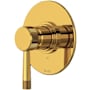 Rohl Amahle Pressure Balanced Valve Trim Only with Single Lever Handle - Less Rough In Unlacquered Brass (Living Finish)