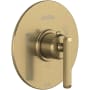 Rohl Apothecary Thermostatic Valve Trim Only with Single Lever Handle - Less Rough In Antique Gold