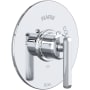 Rohl Apothecary Thermostatic Valve Trim Only with Single Lever Handle - Less Rough In Polished Chrome
