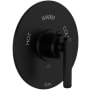 Rohl Apothecary Thermostatic Valve Trim Only with Single Lever Handle - Less Rough In Matte Black