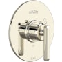 Rohl Apothecary Thermostatic Valve Trim Only with Single Lever Handle - Less Rough In Polished Nickel