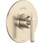 Rohl Apothecary Thermostatic Valve Trim Only with Single Lever Handle - Less Rough In Satin Nickel