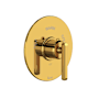 Rohl Apothecary Thermostatic Valve Trim Only with Single Lever Handle - Less Rough In Unlacquered Brass (Living Finish)