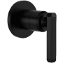 Rohl Apothecary Single Handle 3 Function Diverter / Volume Control Valve Trim - Less Valve Matte Black