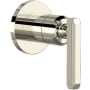 Rohl Apothecary Single Handle 3 Function Diverter / Volume Control Valve Trim - Less Valve Polished Nickel