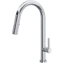 Rohl Tenerife 1.75 GPM Single Hole Pull Down Kitchen Sink Faucet Polished Chrome