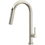 Rohl Tenerife 1.75 GPM Single Hole Pull Down Kitchen Sink Faucet Polished Nickel