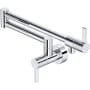 Rohl Tenerife 1.8 GPM Wall Mounted Single Hole Pot Filler Polished Chrome