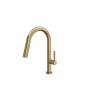 Rohl Tenerife 1.75 GPM Single Hole Pull Down Bar Faucet Antique Gold