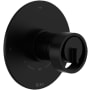 Rohl Eclissi Two Independent and One Shared Function Thermostatic Valve Trim Only with Single Wheel Handle, Integrated Diverter, and Volume Control - Less Rough In Matte Black