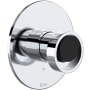 Rohl Eclissi Pressure Balanced Valve Trim Only with Single Wheel Handle - Less Rough In Polished Chrome / Matte Black