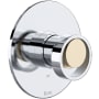 Rohl Eclissi Pressure Balanced Valve Trim Only with Single Wheel Handle - Less Rough In Polished Chrome / Satin Nickel