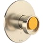 Rohl Eclissi Pressure Balanced Valve Trim Only with Single Wheel Handle - Less Rough In Satin Nickel / Satin Gold