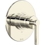 Rohl Lombardia Pressure Balanced Valve Trim Only with Single Lever Handle - Less Rough In Polished Nickel