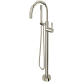 Rohl Graceline Floor Mounted Tub Filler with Built-In Diverter - Includes Hand Shower Polished Nickel