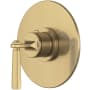 Rohl Modelle Thermostatic Valve Trim Only with Single Lever Handle - Less Rough In Antique Gold