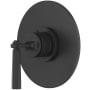 Rohl Modelle Thermostatic Valve Trim Only with Single Lever Handle - Less Rough In Matte Black