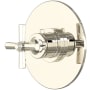 Rohl Modelle Thermostatic Valve Trim Only with Single Cross Handle - Less Rough In Polished Nickel