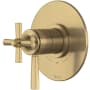 Rohl Modelle Two Independent Function Thermostatic Valve Trim Only with Single Lever Handle and Integrated Diverter - Less Rough In Antique Gold