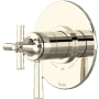 Rohl Modelle Two Independent Function Thermostatic Valve Trim Only with Single Lever Handle and Integrated Diverter - Less Rough In Polished Nickel