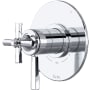 Rohl Modelle Three Independent Function Thermostatic Valve Trim Only with Single Lever Handle and Integrated Diverter - Less Rough In Polished Chrome