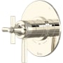 Rohl Modelle Three Independent Function Thermostatic Valve Trim Only with Single Lever Handle and Integrated Diverter - Less Rough In Polished Nickel