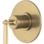 Rohl Modelle Pressure Balanced Valve Trim Only with Single Lever Handle - Less Rough In Antique Gold