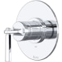 Rohl Modelle Pressure Balanced Valve Trim Only with Single Lever Handle - Less Rough In Polished Chrome